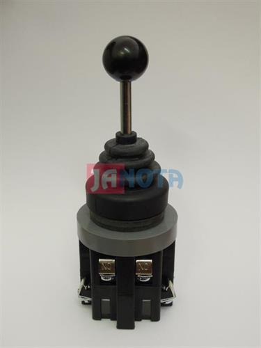 Joystick pro zvedání ovládání plošiny, přepínací, 2,2A / 110VDC, 6A / 250VAC, -20°C - 50°C,  Ø30mm, 2,2kV 