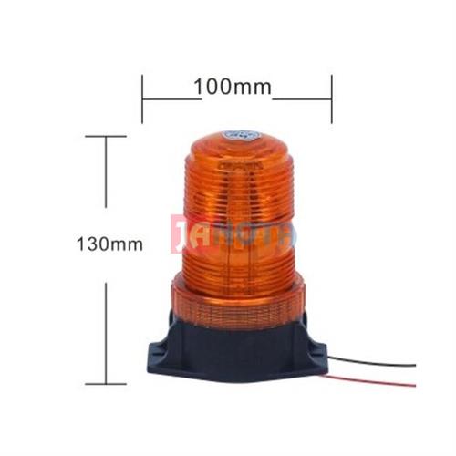 LED maják oranžový 10V - 110V R10